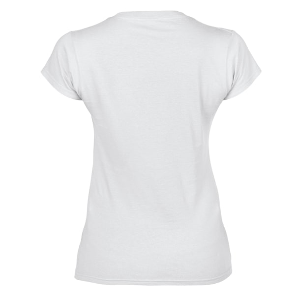 Gildan Dam/Damer Softstyle V-ringad T-shirt L Vit White L