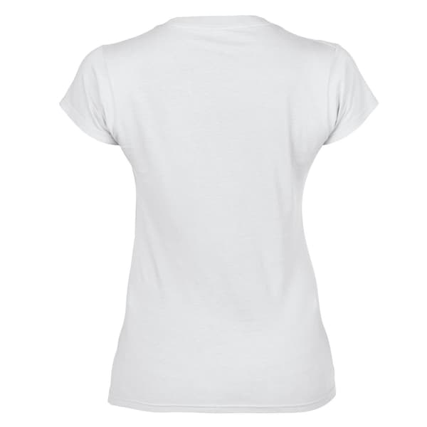 Gildan Dam/Damer Softstyle V-ringad T-shirt M Vit White M