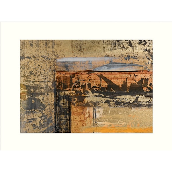 Luanna Flammia Life Is Golden I Print 30cm x 40cm Brun/Gul/ Brown/Yellow/White 30cm x 40cm