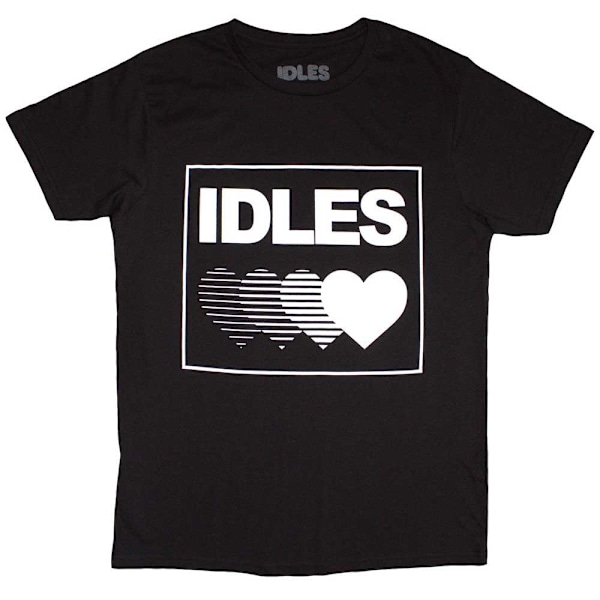 Idles Unisex Vuxen Gradient Heart T-Shirt M Svart Black M