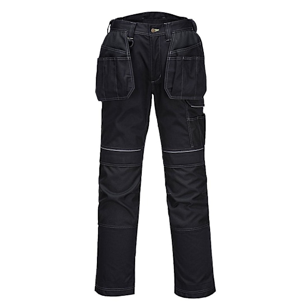 Portwest PW3 Hölster Arbetsbyxor Herr 41R Svart Black 41R