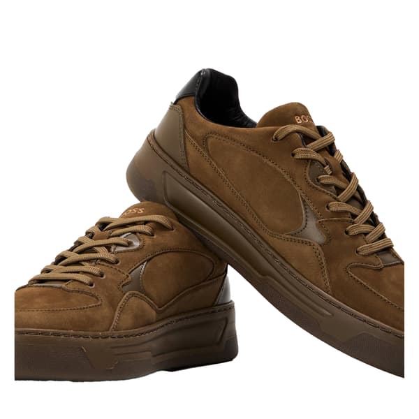 Boss Herr Baltimore Canvas Trainers 6 UK Mörkgrön Dark Green 6 UK