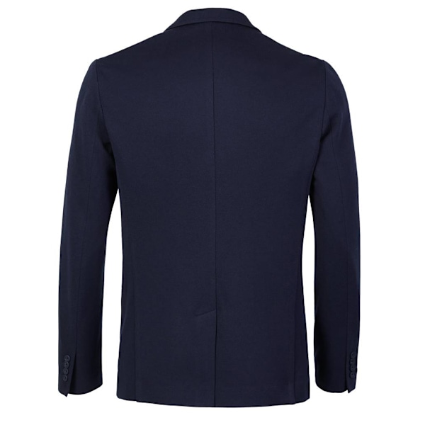 NEOBLU Herr Marcel Pique Blazer 40 Nattsvart Night Blue 40