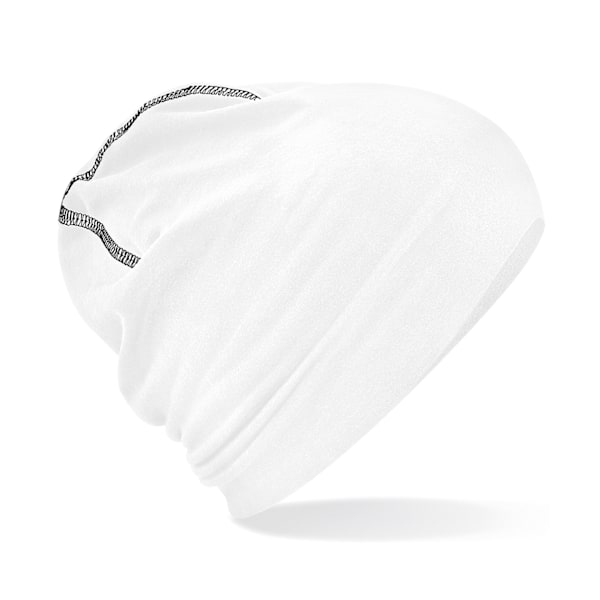 Beechfield Herr Hemsedal Bomullsmössa En storlek Vit/Svart White/Black One size