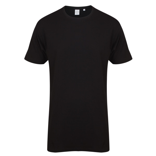 Skinnifit Herr Longline T-shirt L Svart Black L