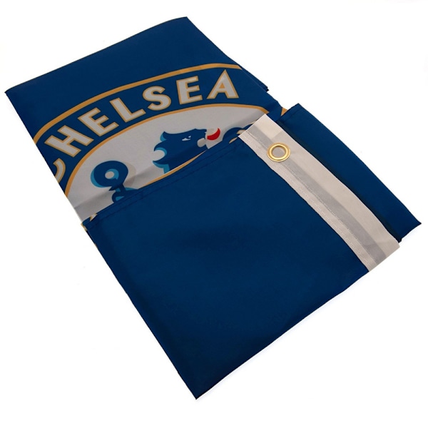 Chelsea FC Håll den blå flaggan högt Slogan Flagga En Storlek Blue/Black/White One Size