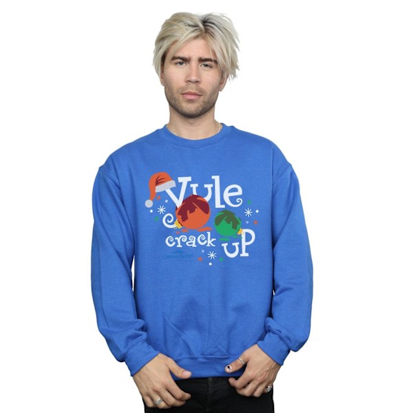 National Lampoon's Christmas Vacation Herr Yule Crack Up Sweatshirt Royal Blue XXL