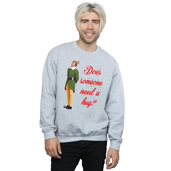 Elf Herr Hug Buddy Sweatshirt 3XL Sports Grey Sports Grey 3XL