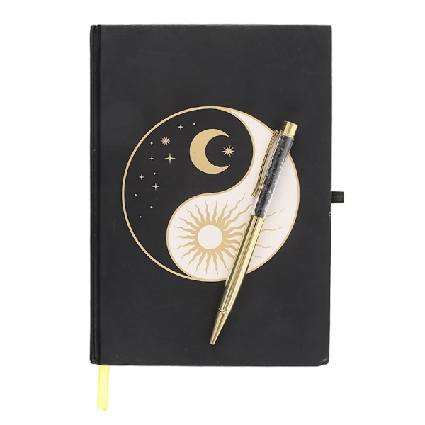 Something Different Yin Yang Obsidian Skrivset One Size B Black/White/Gold One Size