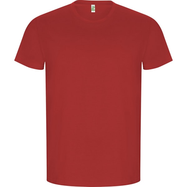 Roly Herr Golden Plain Kortärmad T-shirt XL Röd Red XL