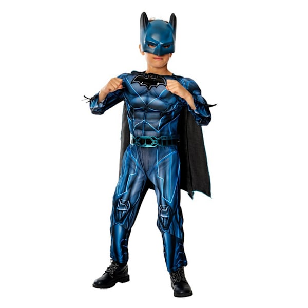 Batman Boys Bat-Tech Deluxe Kostym 7-8 År Blå/Svart Blue/Black 7-8 Years