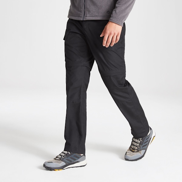 Craghoppers Mens Expert Kiwi Skräddarsydda Byxor 40R Svart Black 40R
