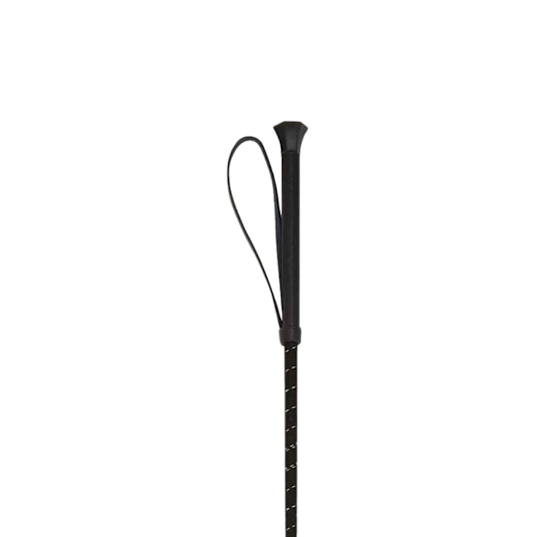 Shires Threaded Läder Häst Ridning Piskan 26in Svart Black 26in