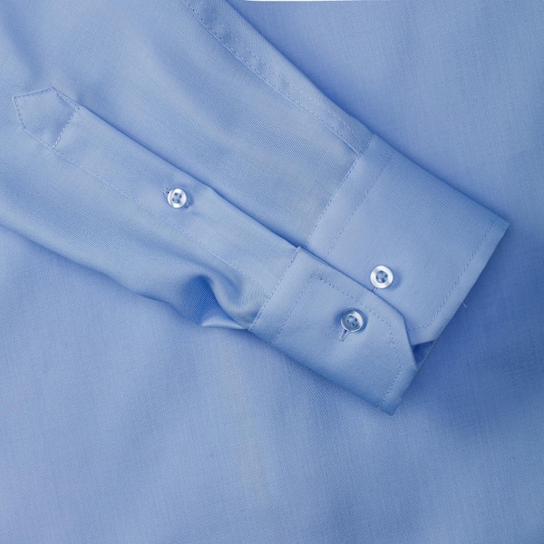 Russell Collection Herr Långärmad Ultimate Non-Iron Skjorta 15. Bright Sky 15.5inch