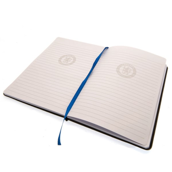 Chelsea FC Crest A5 Notebook One Size Svart/Blå Black/Blue One Size