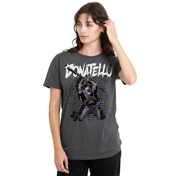 Teenage Mutant Ninja Turtles Unisex Vuxen Donatello T-Shirt S C Charcoal S