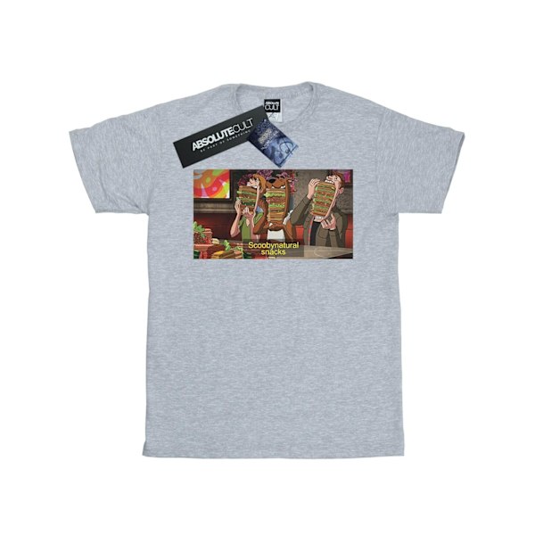 Scoobynatural Dam/Kvinnor Övernaturliga Snacks Bomull Pojkvän Sports Grey M