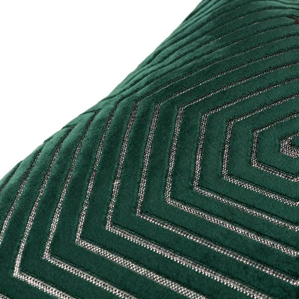 Paoletti Evoke Cut Kuddfodral 45cm x 45cm Smaragd Emerald 45cm x 45cm