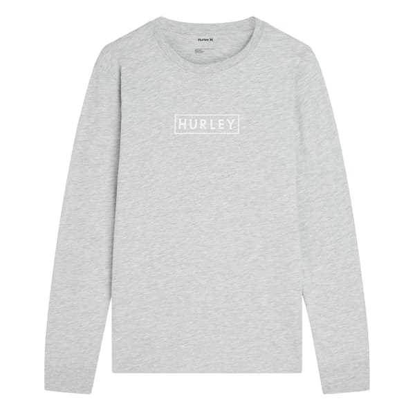 Hurley Herr Box Logo Regular T-Shirt M Grå Grey M