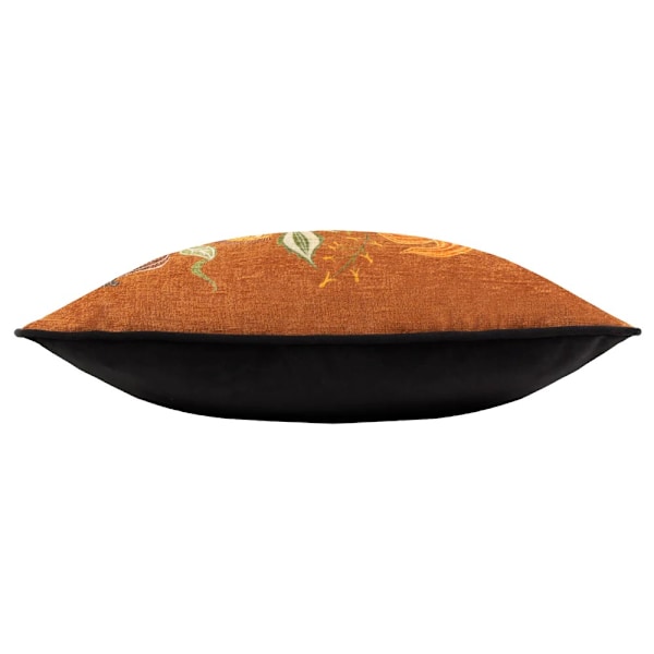 Evans Lichfield Hawthorn Chenille Kuddeöverdrag med Bi 43cm x 43cm Ginger 43cm x 43cm