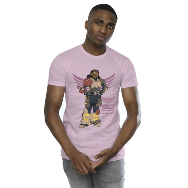 Disney Lightyear Izzy Star Command T-shirt för män, M, babyrosa Baby Pink M