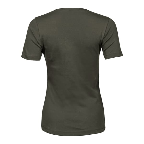 Tee Jays Dam/Dam Interlock T-shirt L Mörkgrön Deep Green L