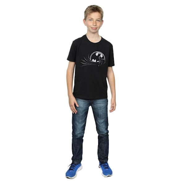 DC Comics Boys Batman Spot T-Shirt 12-13 år Svart Black 12-13 Years