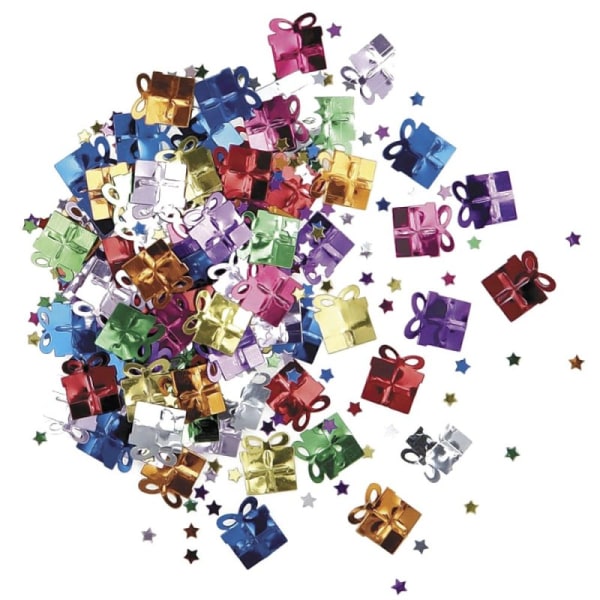 Unik festkonfetti (paket med 3) One Size Flerfärgad Multicoloured One Size