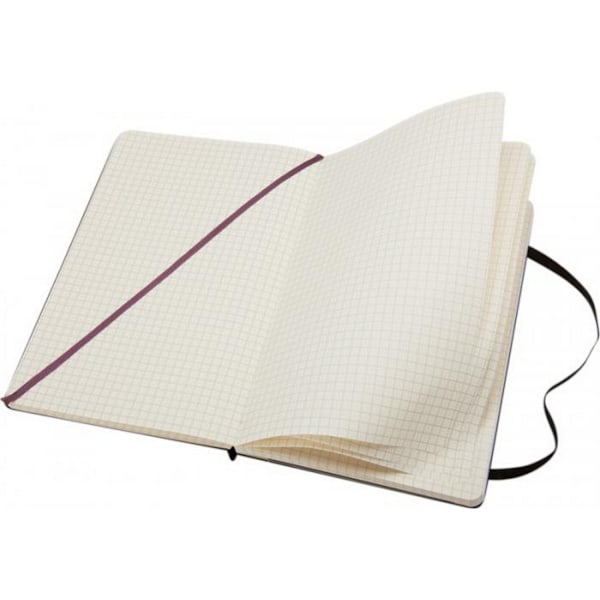 Moleskine Classic L Hårdpärm Rutigt Anteckningsblock En Storlek Solid Solid Black One Size