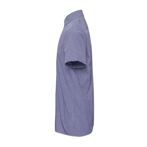 Premier Herr Gingham Kortärmad Skjorta L Marinblå/Vit Navy/White L