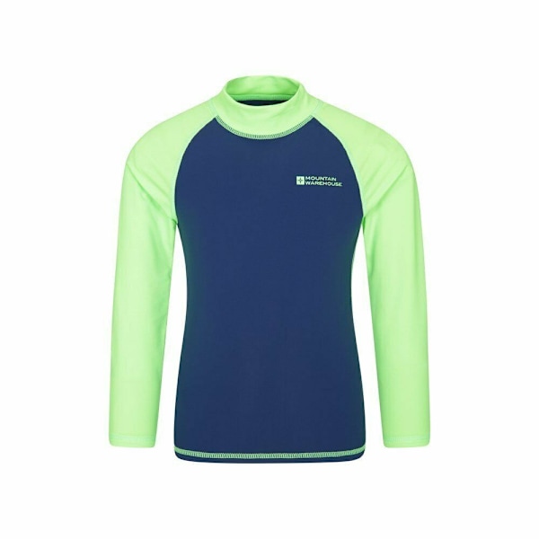 Mountain Warehouse Barn/Barn Långärmad Rash Top 2-3 År Bright Green 2-3 Years
