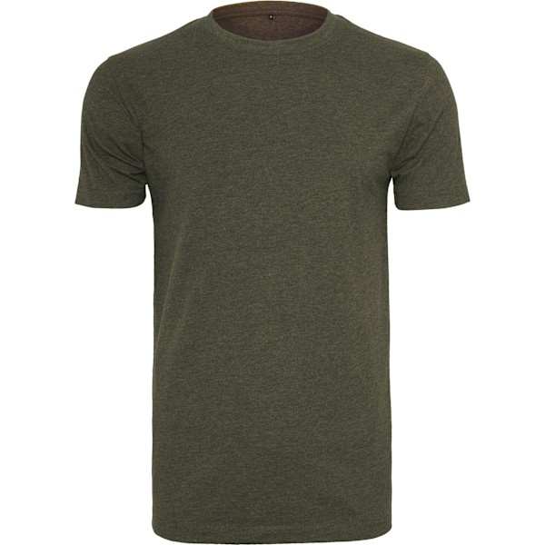 Bygg ditt varumärke herr T-shirt Rund hals 2XL Oliv Olive 2XL