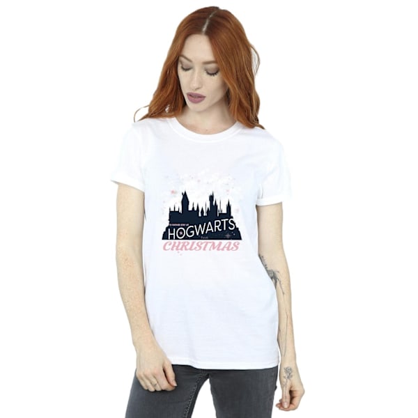 Harry Potter Dam/Damer Hogwarts Jul Bomull Boyfriend White M