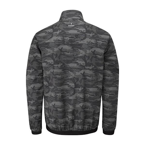 Farah Herr Parker Camouflage Vattentät Jacka XL Svart Black XL