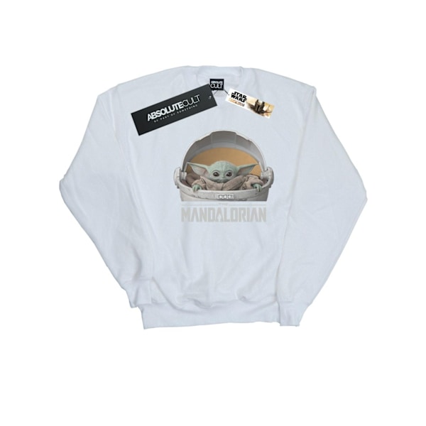 Star Wars Pojkar The Mandalorian The Child Pod Sweatshirt 5-6 År White 5-6 Years