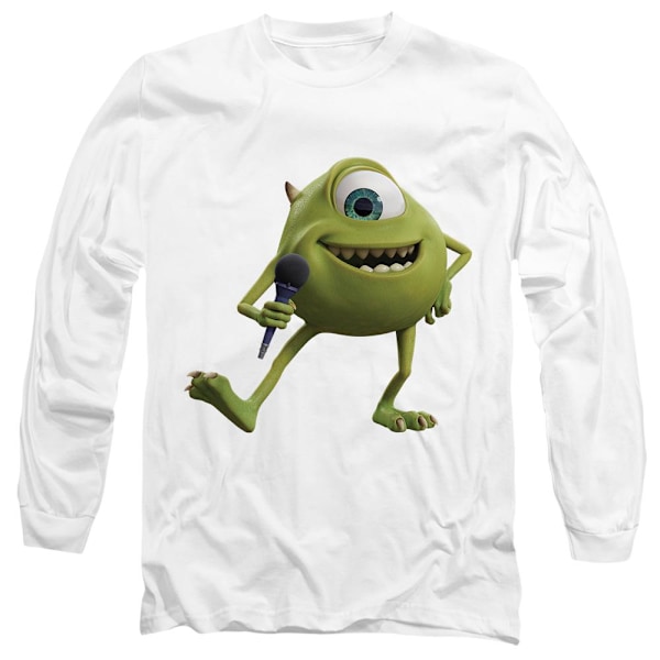 Monsters at Work Unisex Vuxen Mike Wazowski T-Shirt XXL Vit White XXL