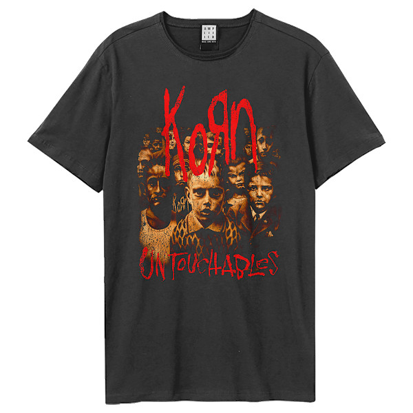 Amplified Unisex Vuxen Untouchables Korn T-Shirt XL Charcoal Charcoal XL