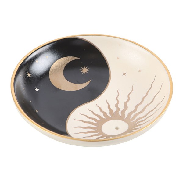 Something Different Yin Yang Rökelsepinnehållare En Storlek Beige Beige/Black One Size