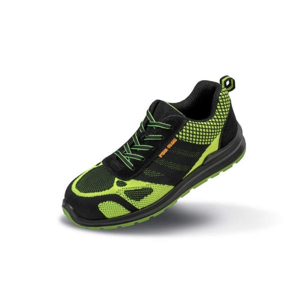 Resultat Work-Guard Hicks Unisex Safety Trainers 7 UK Neon Green/ Neon Green/Black 7 UK