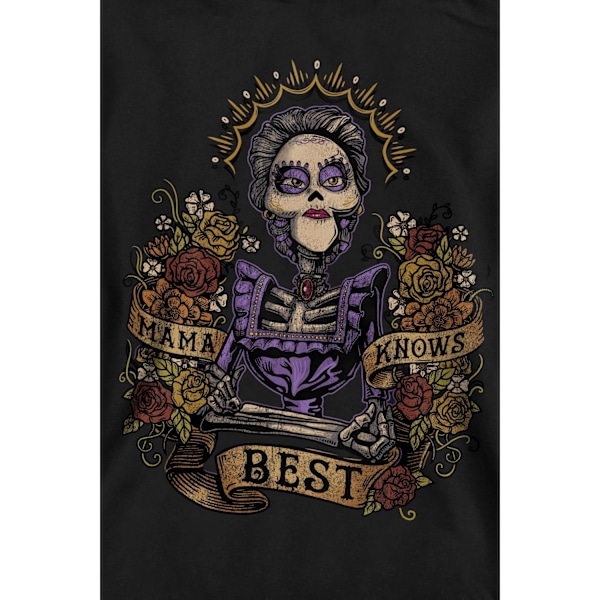 Coco Unisex Vuxen Mama Knows Best Imelda Sweatshirt S Svart Black S