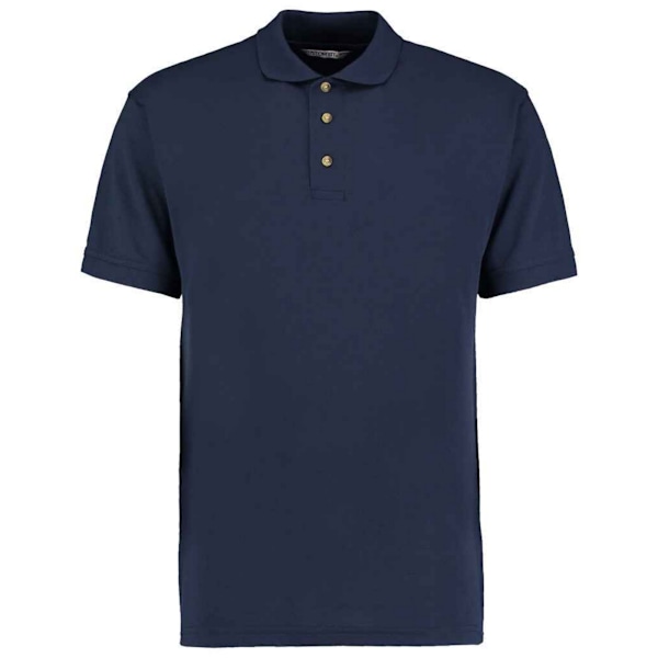 Kustom Kit Herr Arbetskläder Heather Pikétröja XXL Marinblå Navy XXL