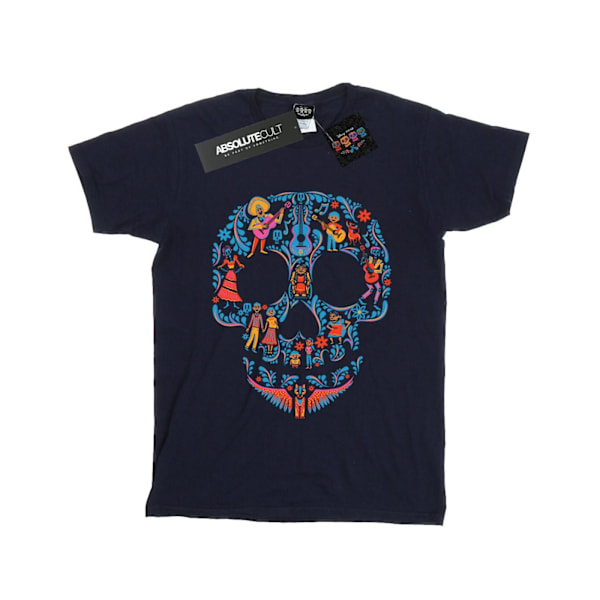 Coco Dam/Damer Skalle Bomull Boyfriend T-Shirt M Marinblå Navy Blue M