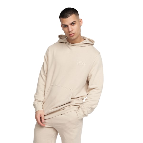 Crosshatch Mens Emmson Hoodie S Stone Stone S