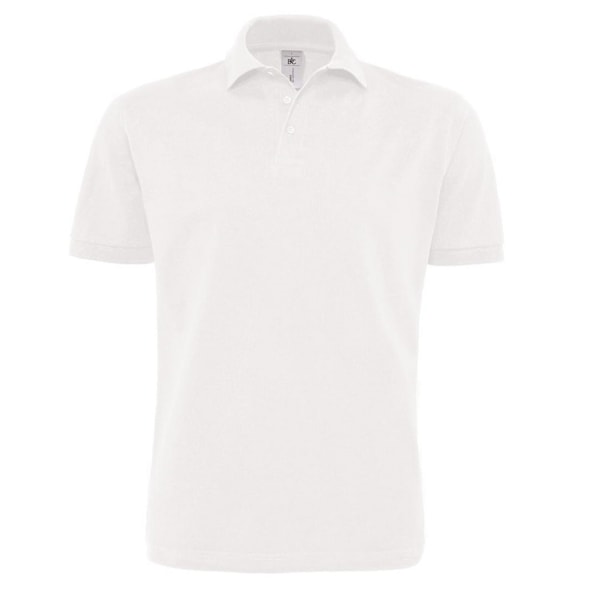 B&C Herr Heavymill Poloshirt M Vit White M