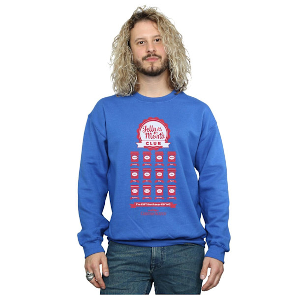 National Lampoon's Christmas Vacation Herr Jelly Club Sweatshirt Royal Blue L