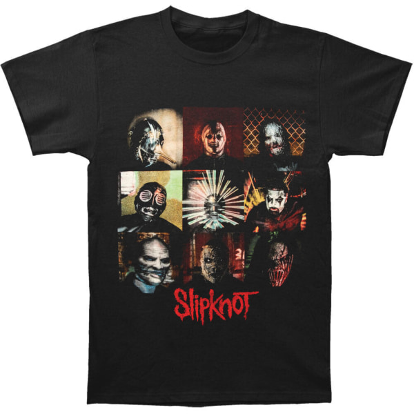Slipknot Unisex T-shirt för vuxna block M Svart Black M