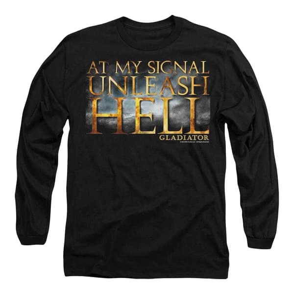 Gladiator Herr Unleash Hell Långärmad T-shirt M Kol Charcoal M