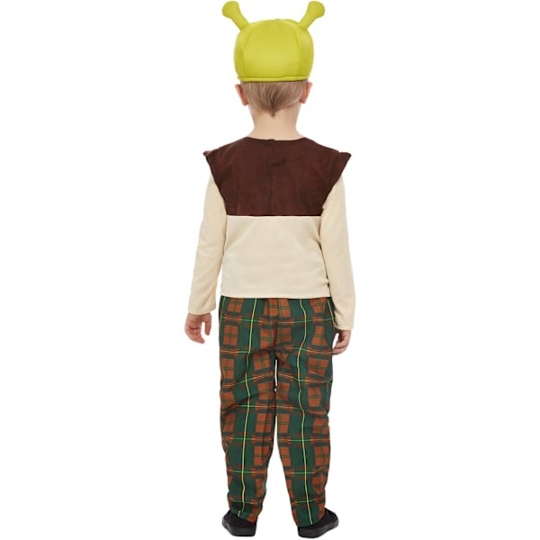 Shrek Baby Pojkar Kostymset 3-4 År Grön/Beige/Brun Green/Beige/Brown 3-4 Years