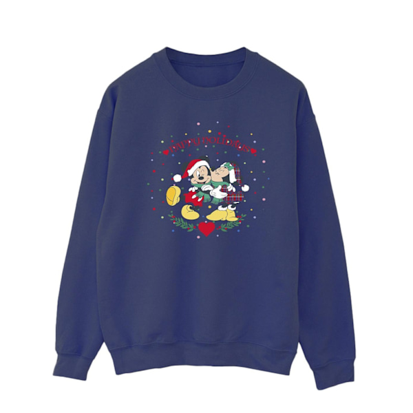 Disney Herr Mickey Mouse Mickey Minnie Jultröja XXL Navy Blue XXL