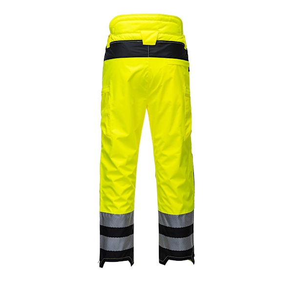 Portwest Herr PW3 Extreme Varsel Vattentäta Byxor 34R Gul Yellow/Black 34R